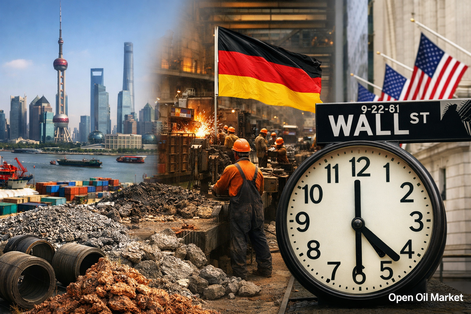 Thị trường tài chính toàn cầu, lạm phát Trung Quốc, sản xuất công nghiệp Đức, kỳ vọng lạm phát Hoa Kỳ, sự kiện kinh tế 9 tháng 3 năm 2026.