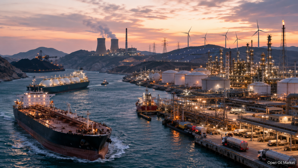 Thị trường năng lượng toàn cầu ngày 6 tháng 6 năm 2026: tàu chở dầu, LNG, NMLD, hậu cần than, điện và NLTT