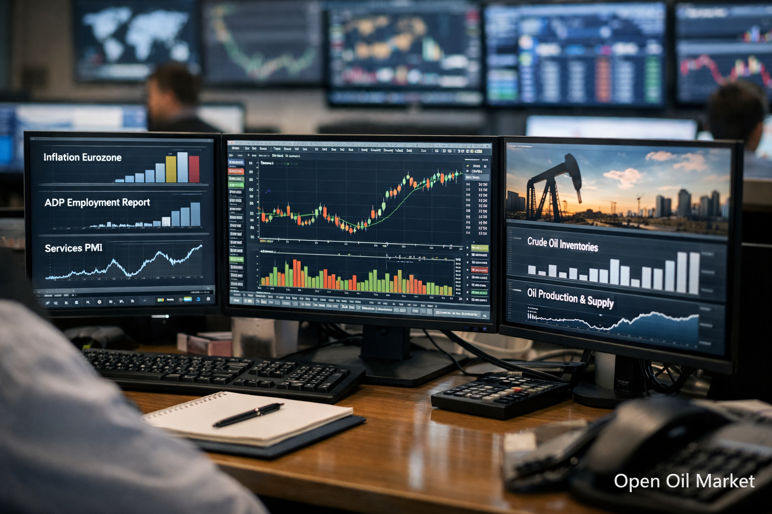 Các sự kiện kinh tế và báo cáo của các công ty — thứ Tư, ngày 7 tháng 1 năm 2026: CPI Khu vực đồng euro, báo cáo ADP và chỉ số ISM tại Mỹ.