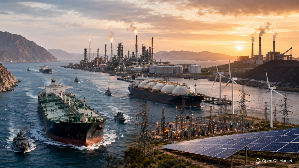Tin tức ngành dầu khí và năng lượng ngày 1 tháng 6 năm 2026: rủi ro Hormuz, dầu, khí, LNG và ngành năng lượng toàn cầu.