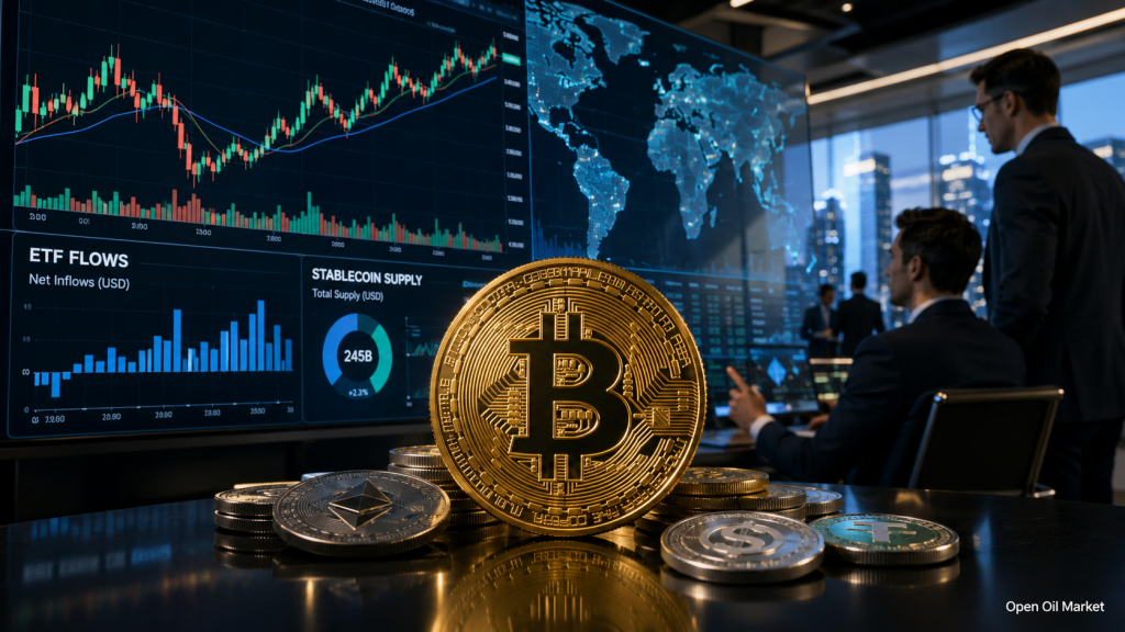 Thị trường tiền điện tử toàn cầu 14 tháng 6 năm 2026: Bitcoin, Ethereum, ETF, stablecoin và top-10 tài sản kỹ thuật số
