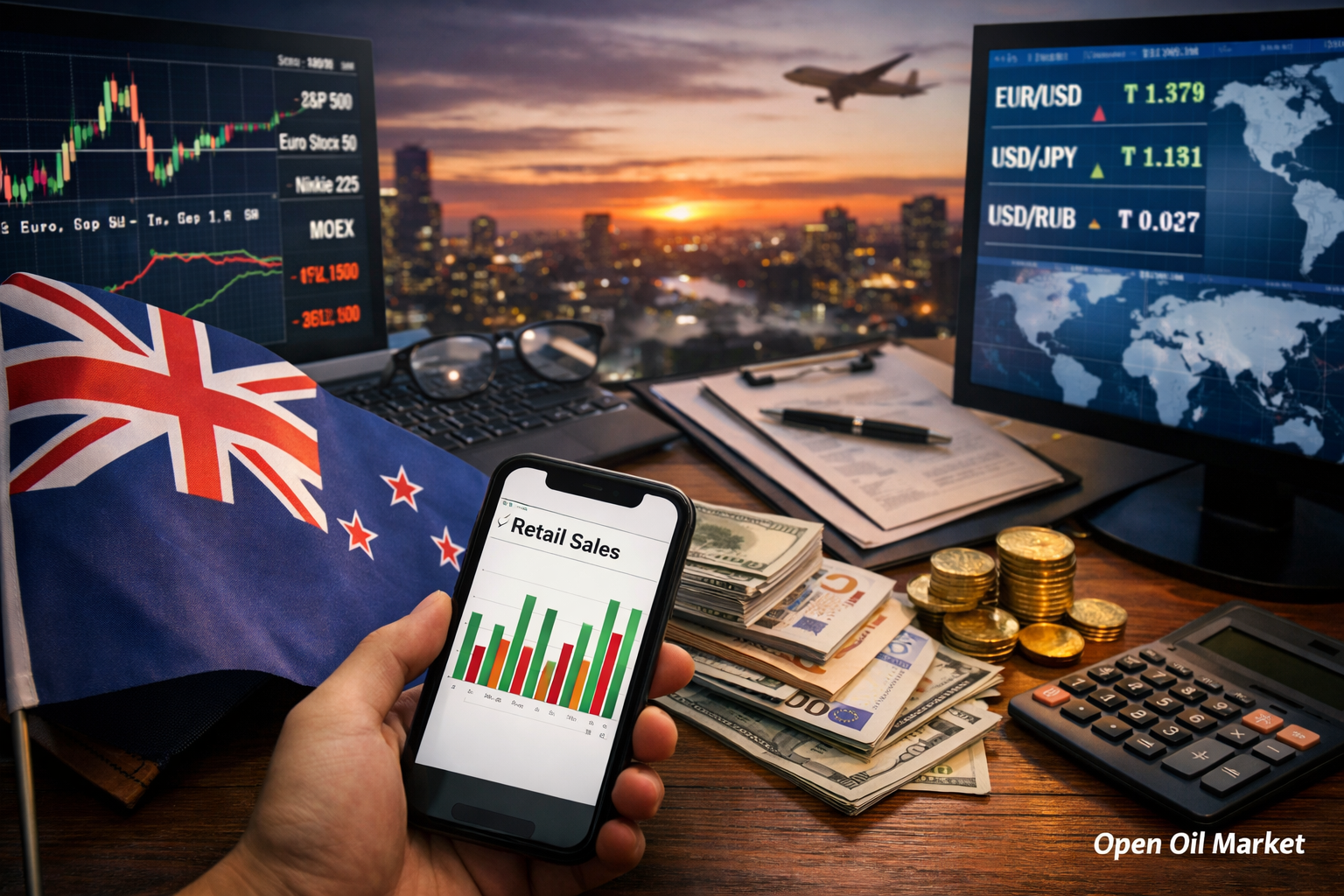 Những sự kiện kinh tế và báo cáo doanh nghiệp - 22 tháng 2 năm 2026: Doanh số bán lẻ New Zealand và thị trường toàn cầu