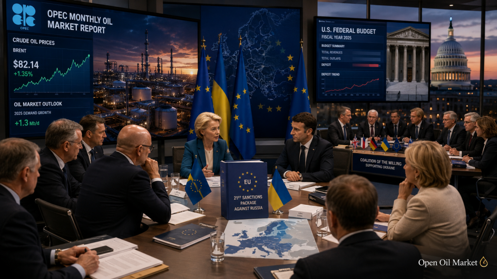 Trừng phạt của EU đối với Nga, cuộc họp về Ukraine, báo cáo OPEC và dữ liệu ngân sách Mỹ ngày 13 tháng 7 năm 2026