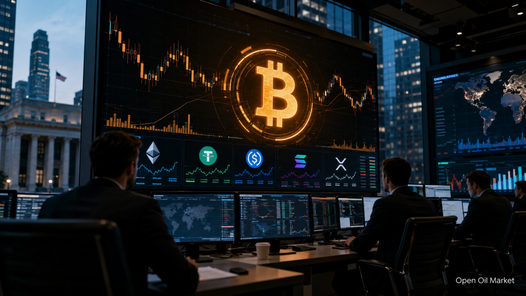 Thông tin về tiền điện tử 18 tháng 6 năm 2026: Bitcoin chờ tín hiệu từ Cục Dự trữ Liên bang, stablecoin gia tăng ảnh hưởng thị trường.