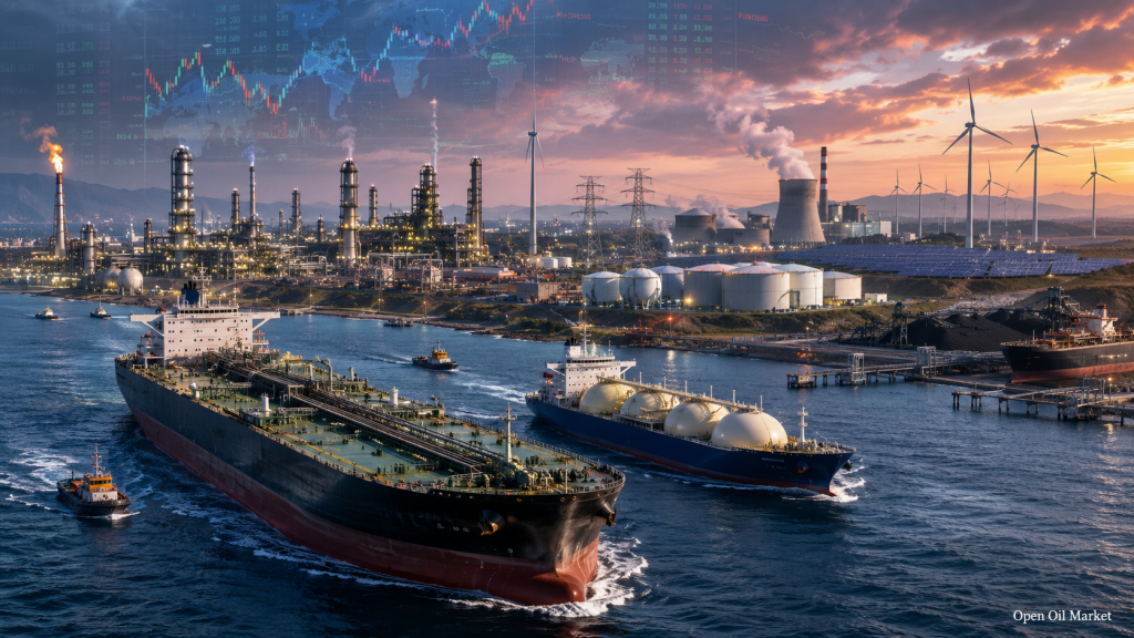 Tin tức dầu khí và năng lượng ngày 14 tháng 7 năm 2026: dầu, LNG và sự thiếu hụt sản phẩm dầu.