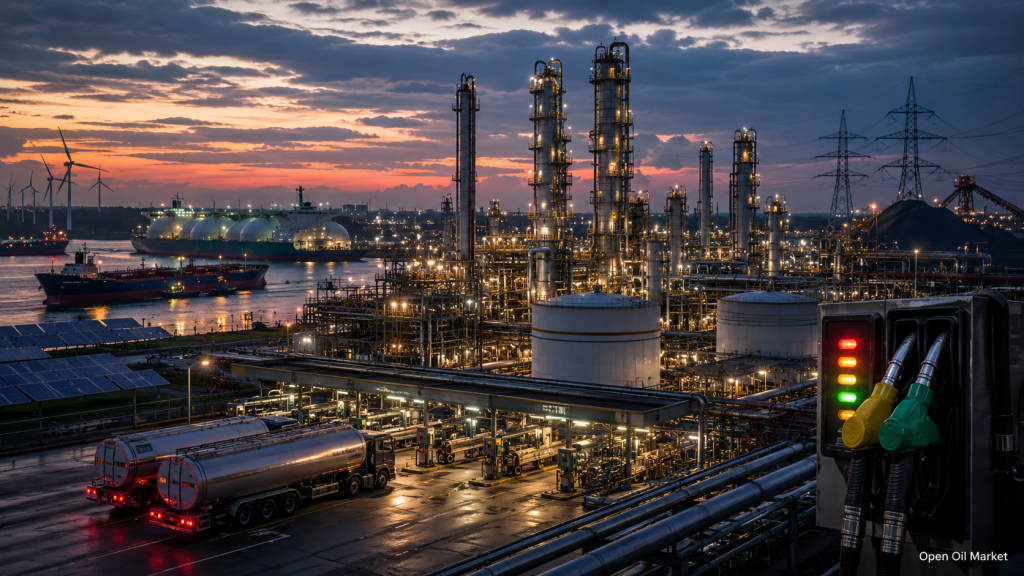 Thị trường năng lượng toàn cầu 11 tháng 7 năm 2026 - nhà máy lọc dầu, tàu chở dầu, LNG, NLTT và điện năng