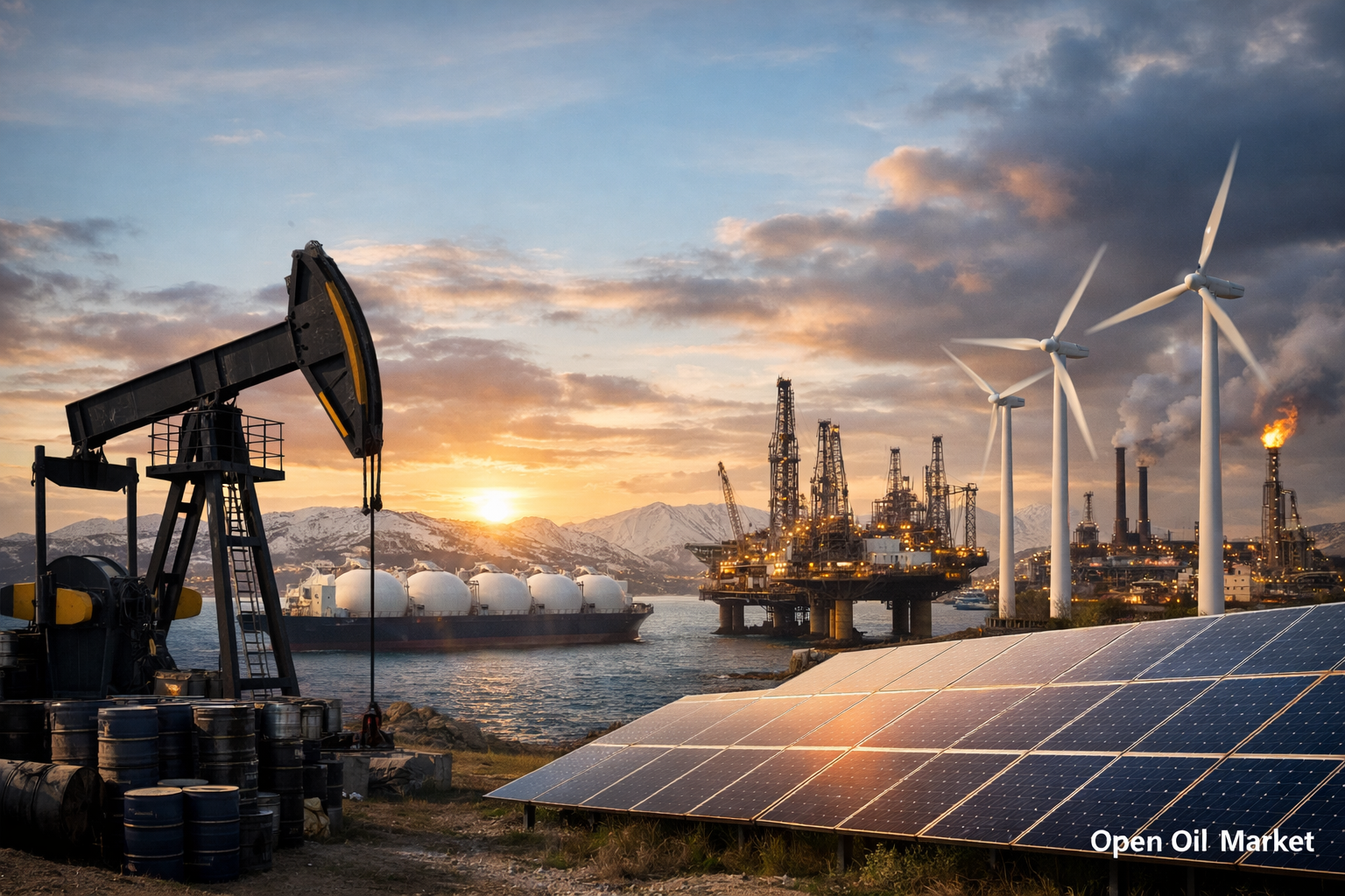 Tin tức dầu khí và năng lượng ngày 18 tháng 1 năm 2026 - thị trường năng lượng toàn cầu, dầu, khí, Năng lượng tái tạo và thị trường năng lượng