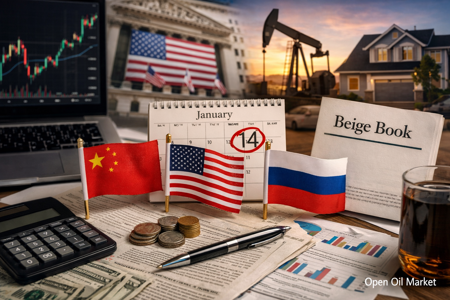 Những sự kiện kinh tế và báo cáo doanh nghiệp - Thứ Tư, 14 tháng 1 năm 2026: PPI Hoa Kỳ, doanh số bán lẻ và báo cáo ngân hàng.