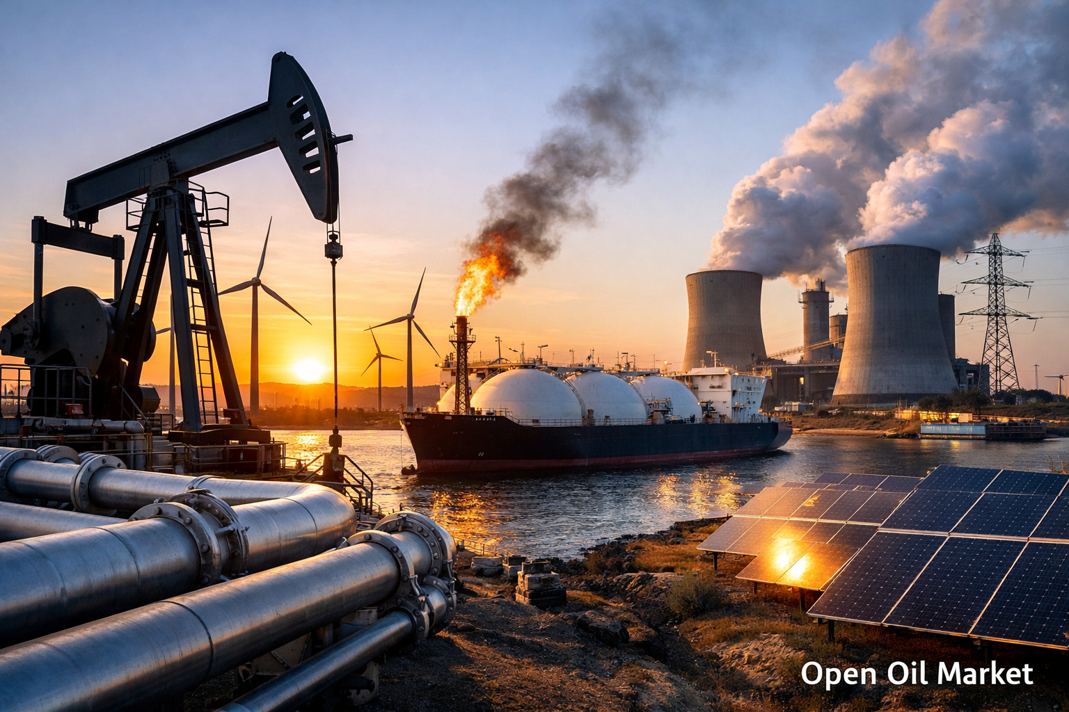 Ngành năng lượng toàn cầu và TЭK - dầu, khí, điện, ВИЭ và NПЗ 3 tháng 2 năm 2026